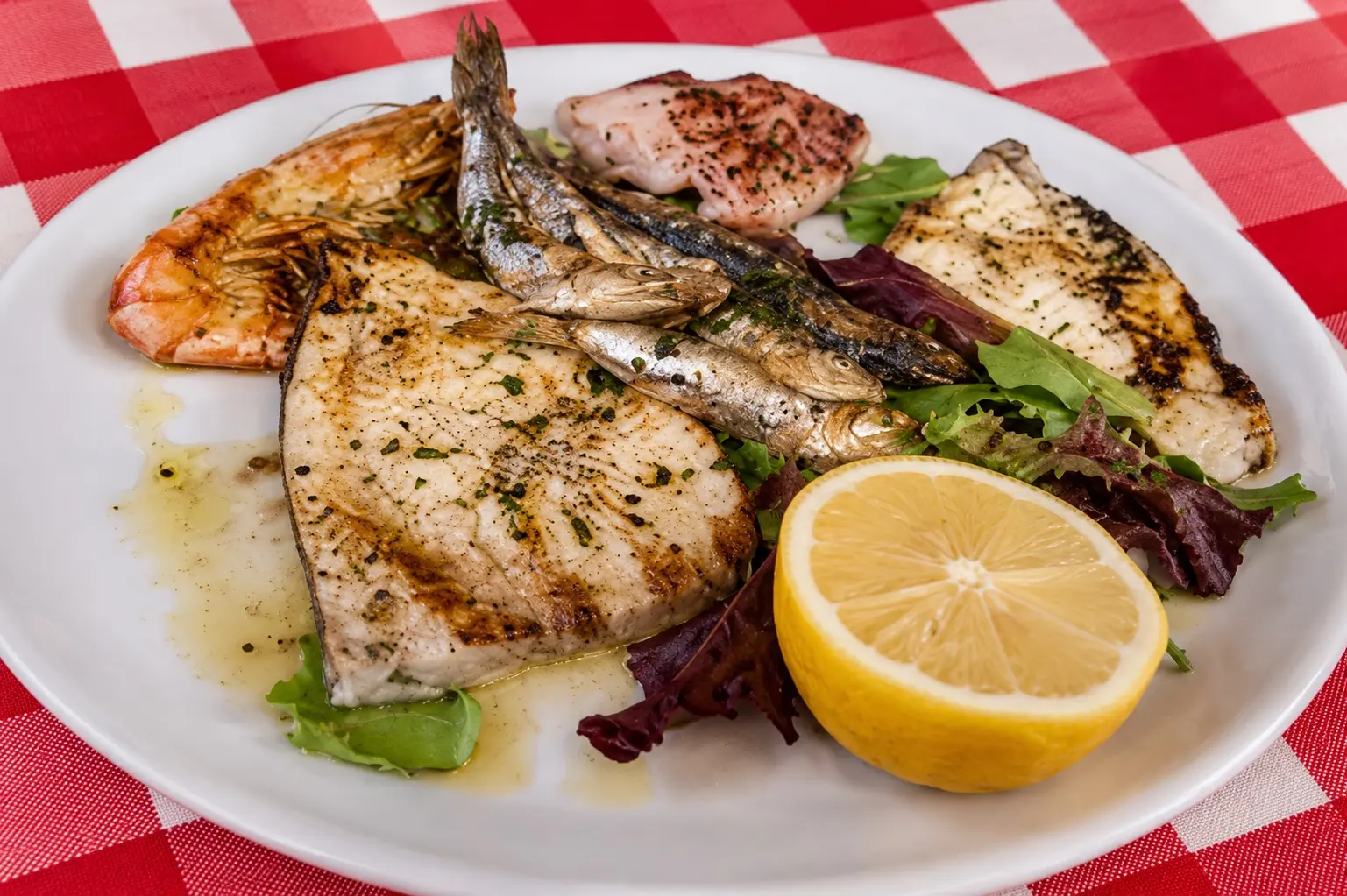 Poisson sésame, soja, citron