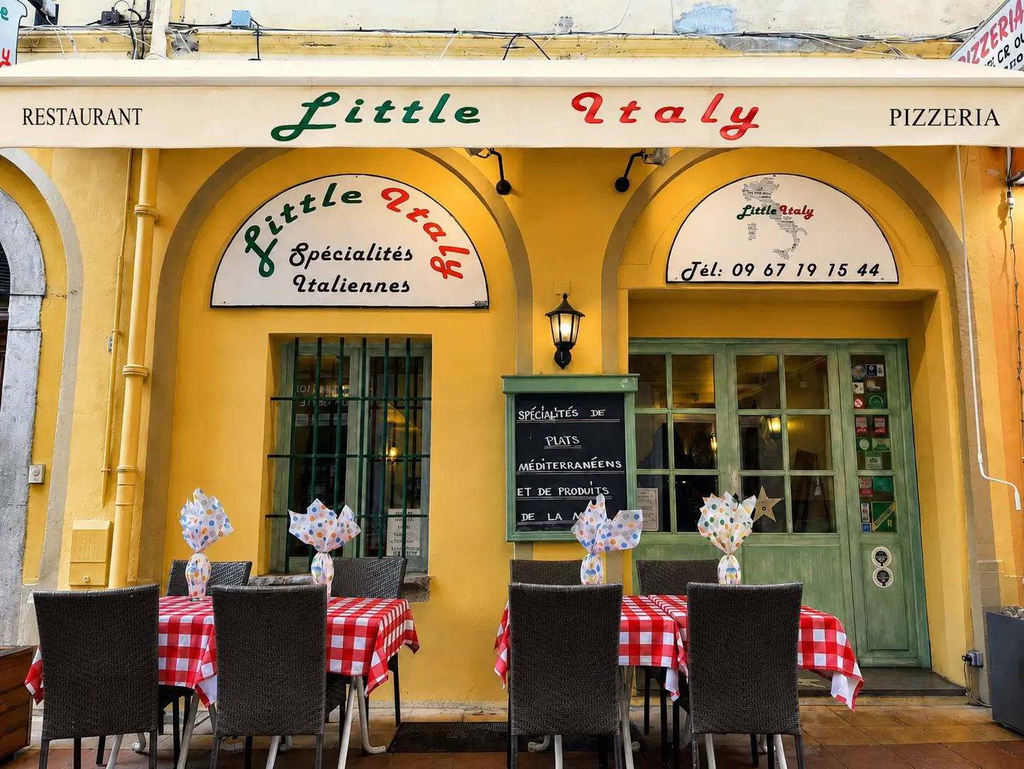 15ᵉ saison restaurant italien Little Italy Menton 2026