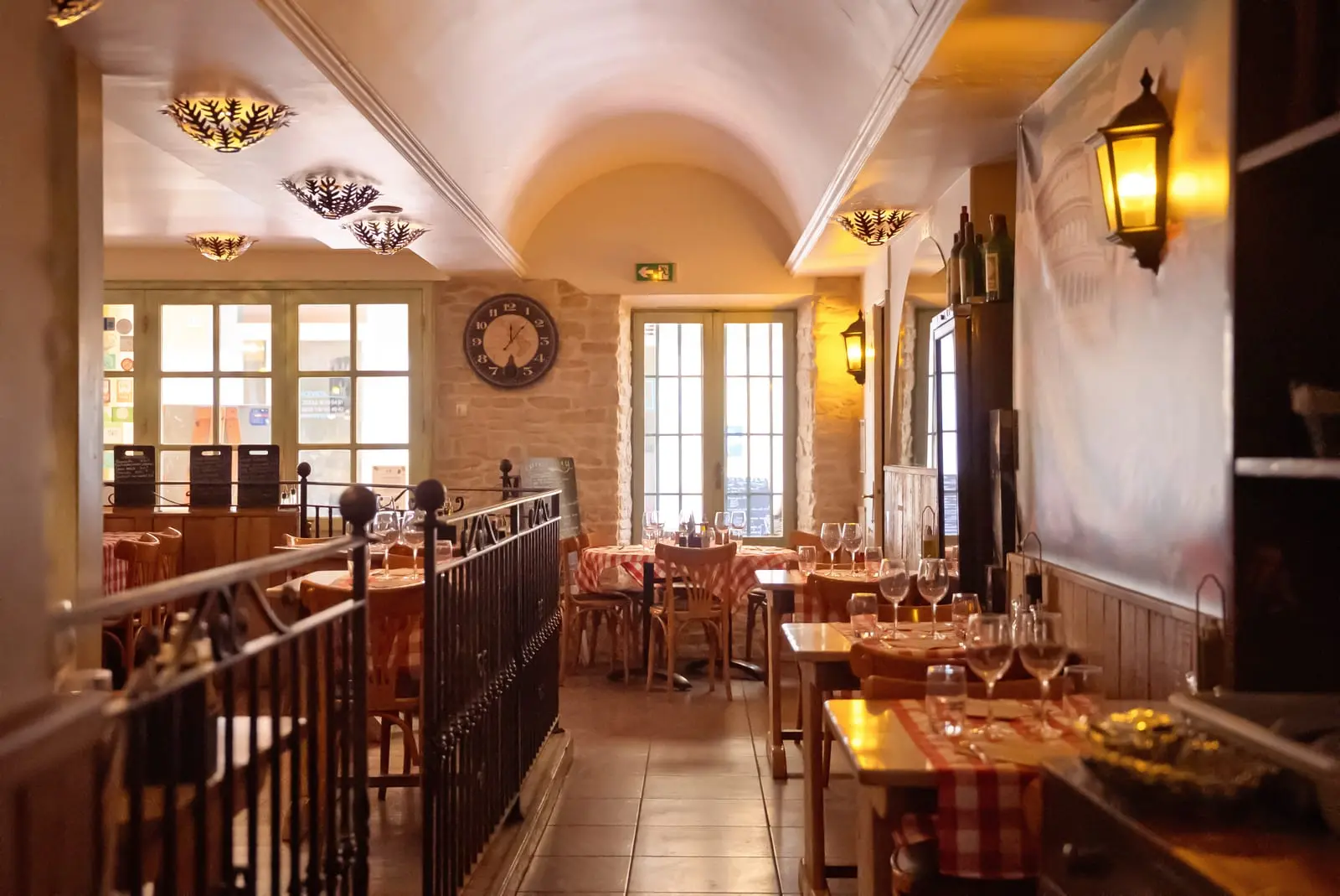 Salle voûtée à l'étage
